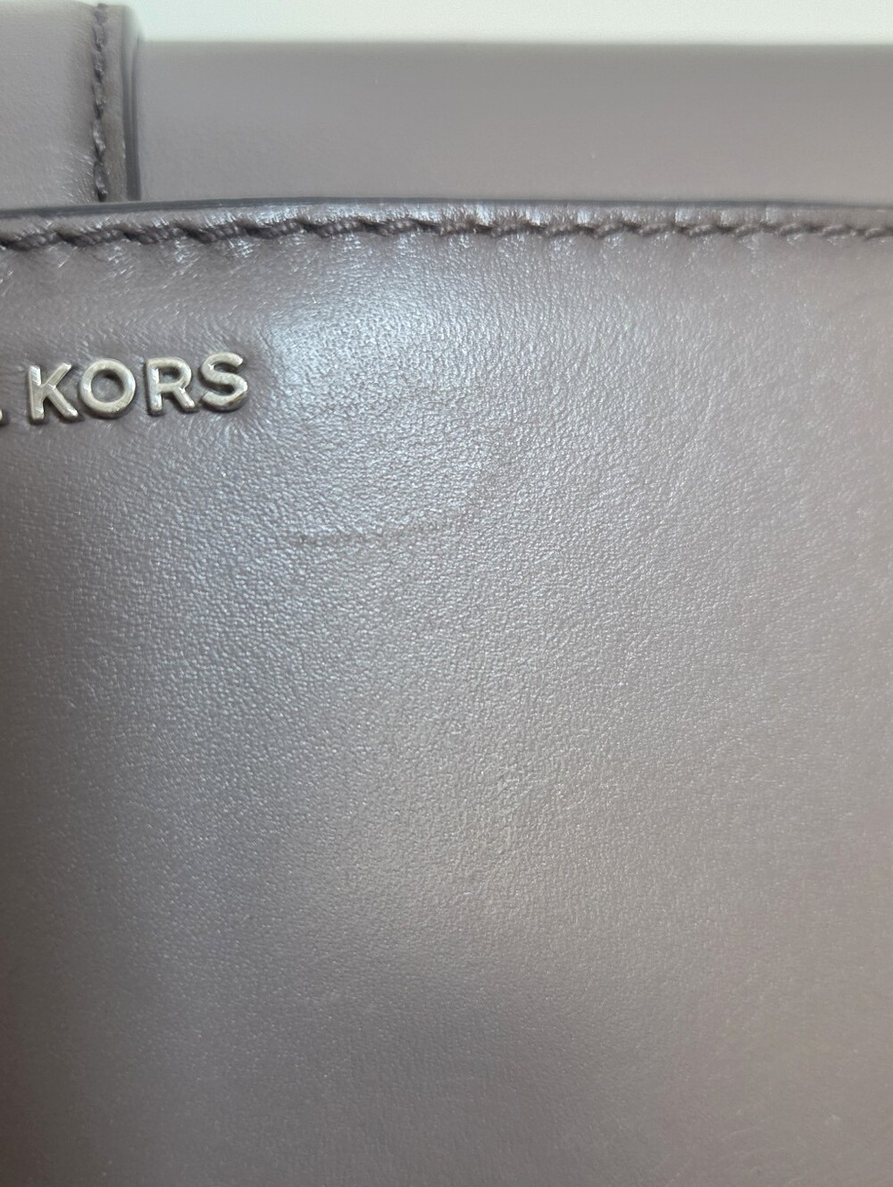Michael Kors Quincy Large Carryall Wallet Organizer Taupe Gray - Picture 5 of 11